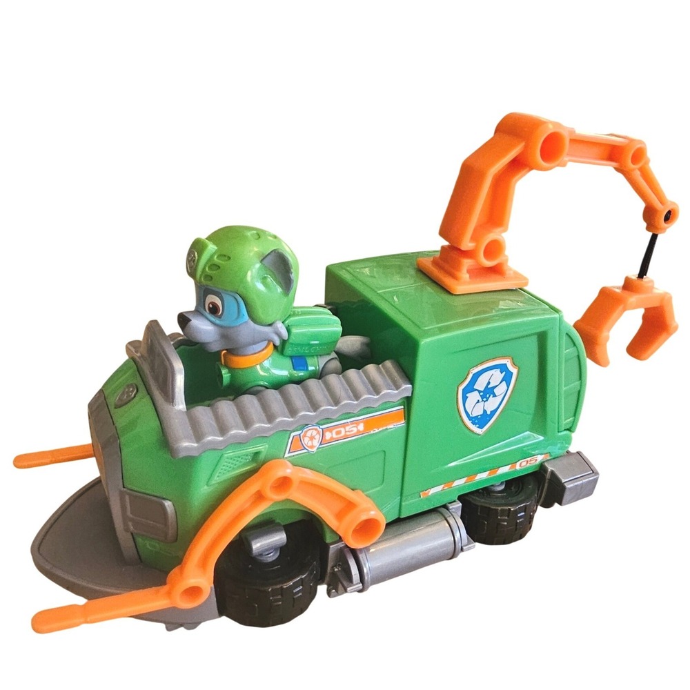Paw Patrol‎ Rocky Tugboat vehicle and Figure Toy Spin Master Rare